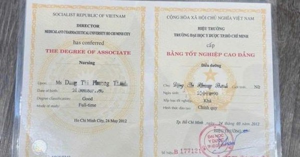 Nghi bằng cao đẳng điều dưỡng giả: Trường ĐH Y dược TP.HCM n&oacute;i g&igrave;?