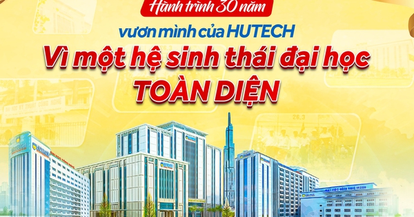 H&agrave;nh tr&igrave;nh 30 năm vươn m&igrave;nh của HUTECH: V&igrave; một hệ sinh th&aacute;i đại học to&agrave;n diện