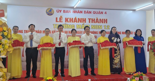TP.HCM kh&aacute;nh th&agrave;nh trường mầm non tổng đầu tư hơn 36 tỉ đồng