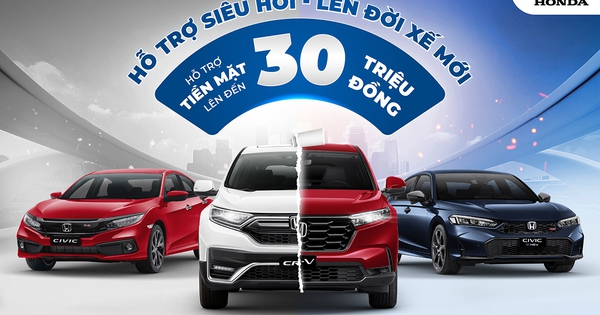 Honda tung loạt chương trình khuyến mãi tháng 8.2025 và hỗ trợ đổi xe chính hãng