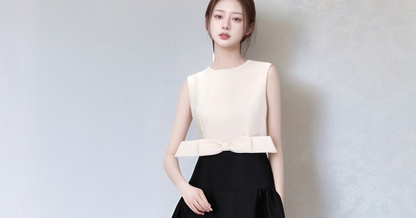 Hóa quý cô cổ điển với sắc trắng, đen sang trọng