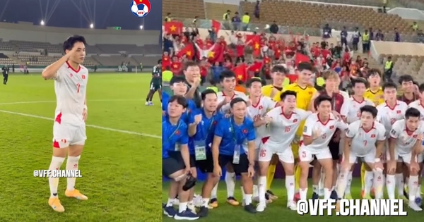 Đ&igrave;nh Bắc tạo d&aacute;ng ch&agrave;o cờ tr&ecirc;n s&acirc;n Ho&agrave;ng tử Abdullah Al-Faisal, lần đầu l&agrave; cầu thủ xuất sắc nhất trận