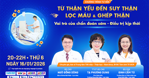 Chẩn đoán sớm - Điều trị kịp thời - Giảm nguy cơ lọc máu và ghép thận