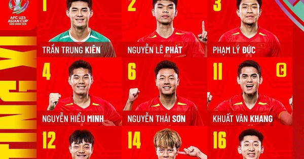 U.23 Việt Nam nhân sự cực sốc đấu U.23 UAE: Đình Bắc dự bị, Lê Phát và Lê Viktor đá chính