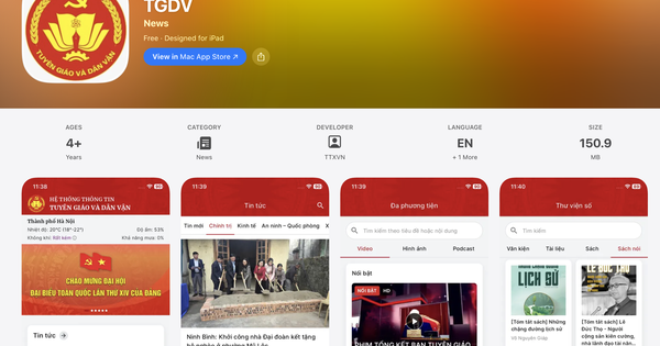 Ra mắt ứng dụng Tuy&ecirc;n gi&aacute;o v&agrave; D&acirc;n vận