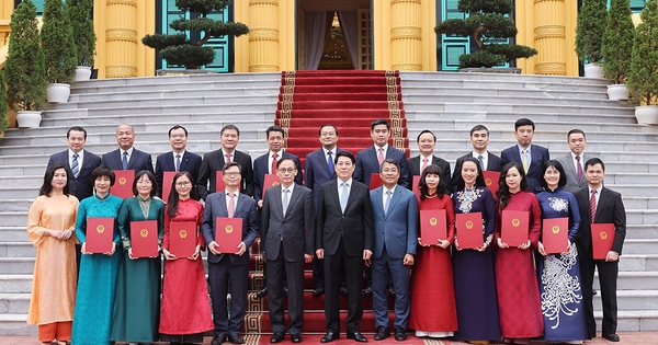 Trao quyết định bổ nhiệm Đại sứ Việt Nam tại nước ngo&agrave;i