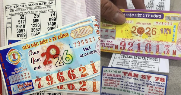 'Lấy hên' từ hàng loạt vé trúng độc đắc xổ số miền Nam  đầu năm 2026