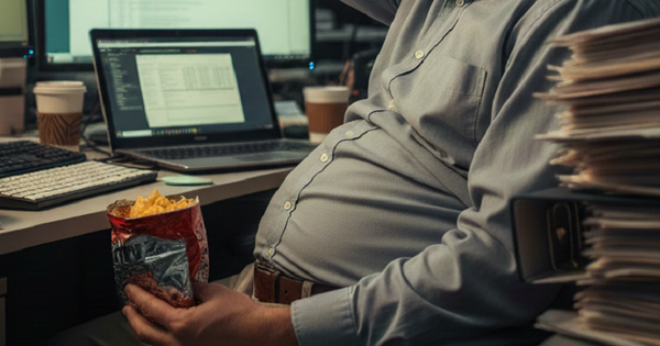 Vì sao stress khiến mỡ bụng tăng dù không ăn nhiều?