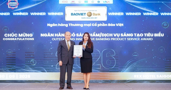 BAOVIET Bank được vinh danh ‘Ngân hàng có sản phẩm dịch vụ sáng tạo tiêu biểu 2026’