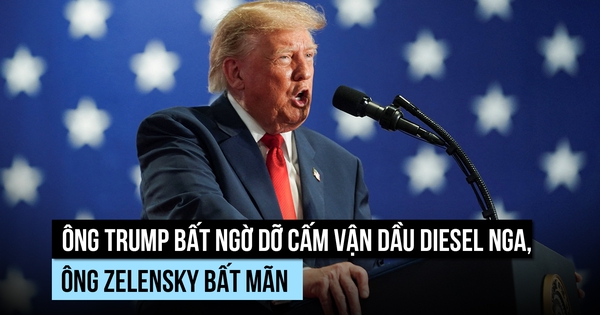 Ông Trump cấm vận dầu diesel Nga, cảm ơn ông Putin