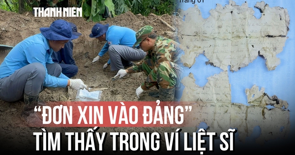 Lá đơn xin vào Đảng trong chiếc ví mục nát giúp tìm lại tên cho người lính ngã xuống