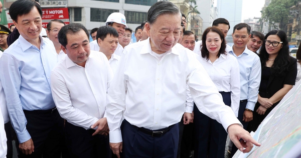 Tổng Bí thư, Chủ tịch nước kiểm tra tiến độ dự án đường Vành đai 1, Vành đai 2,5