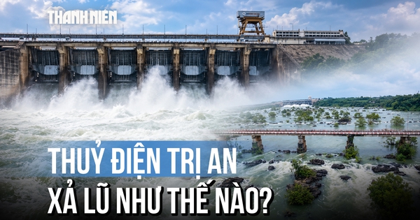 Thủy điện lớn nhất miền Nam xả lũ như thế nào?
