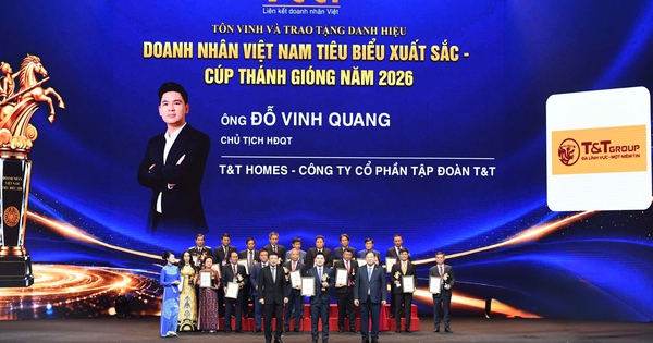 Phó chủ tịch T&T Group Đỗ Vinh Quang nhận Cúp Thánh Gióng 2026
