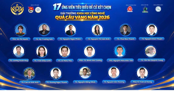 Công bố 17 nhà khoa học được đề cử Giải thưởng Quả cầu vàng 2026