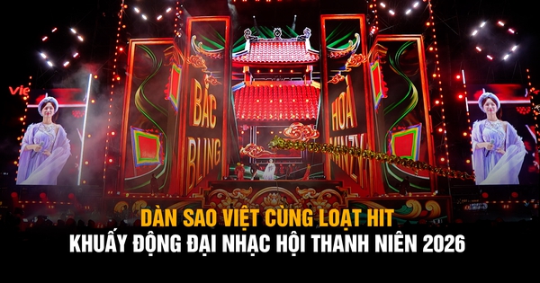 Dàn sao cùng loạt hit khuấy động Đại nhạc hội thanh niên 2026