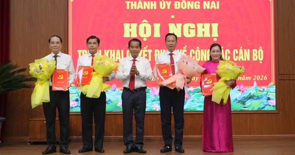 Thành ủy Đồng Nai điều động, bổ nhiệm cán bộ