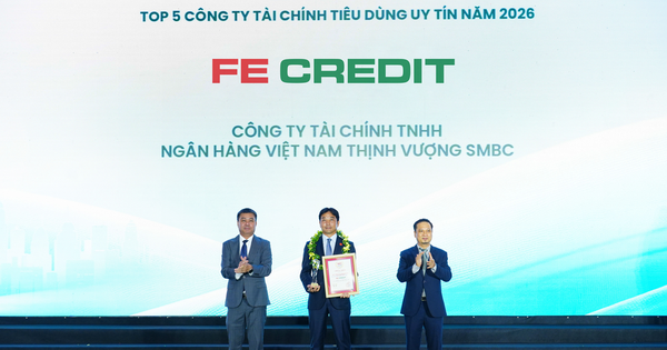FE CREDIT ba năm liền dẫn đầu Top 5 Công ty tài chính tiêu dùng uy tín