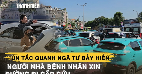 Ùn tắc quanh ngã tư Bảy Hiền, người nhà bệnh nhân hô lớn xin đường đi cấp cứu