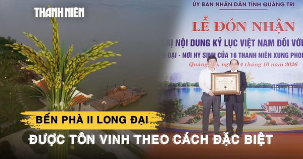 Di tích lịch sử quốc gia Bến phà II Long Đại lập kỷ lục Việt Nam