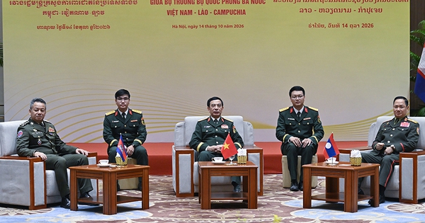 Cuộc gặp thường niên giữa 3 Bộ trưởng Quốc phòng Việt Nam - Lào - Campuchia