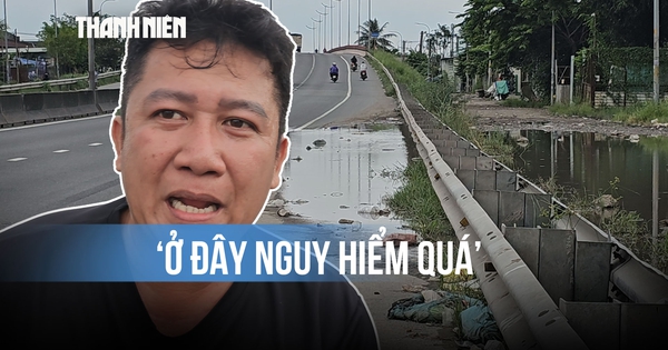Ngập nước trên đường Võ Trần Chí: Xe máy phải lách sang làn ô tô, người dân bất an