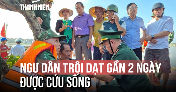 38 giờ bám thuyền thúng trôi dạt giữa biển dữ: Ngư dân Hà Tĩnh thoát chết thần kỳ