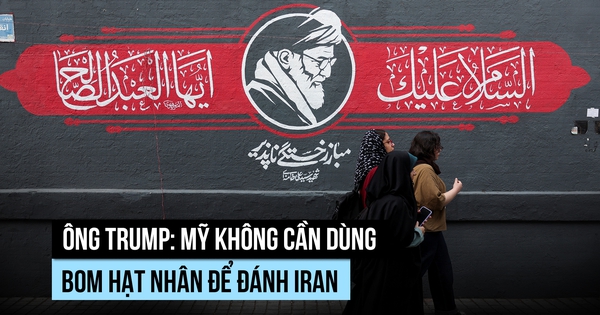 Ông Trump nói Mỹ không cần dùng bom hạt nhân để đánh Iran, đề cập 'bom mẹ'