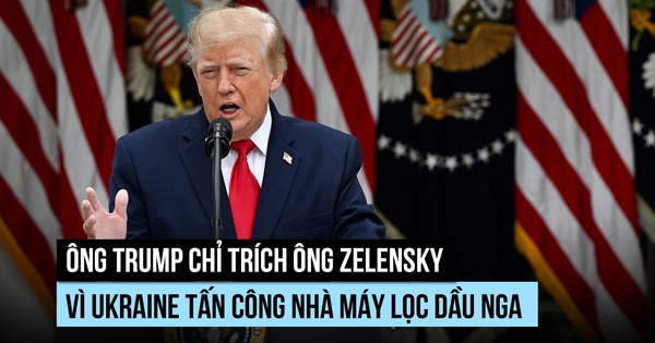 Ông Trump tiếp tục chỉ trích Ukraine vì tấn công nhà máy diesel Nga
