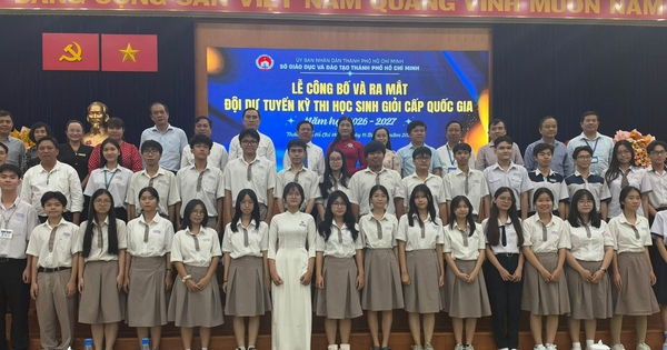 TP.HCM ra mắt đội tuyển tham dự kỳ thi chọn học sinh giỏi quốc gia