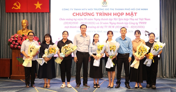 Món quà 20.10 đặc biệt dành cho nữ công nhân môi trường TP.HCM