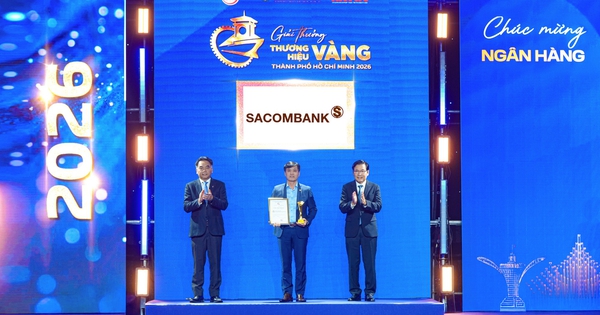 SACOMBANK 6 năm liên tiếp được vinh danh ‘Thương hiệu Vàng TP.HCM’