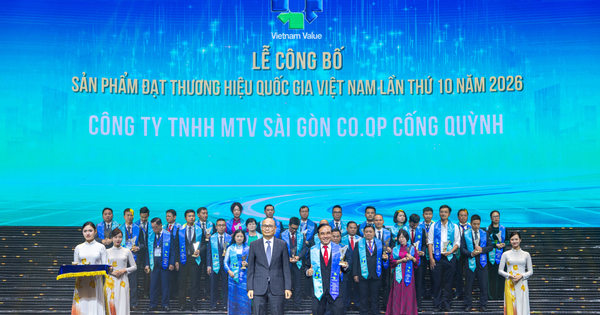 Tự hào Thương hiệu quốc gia 2026, Co.opmart tặng điểm thương tri ân khách hàng