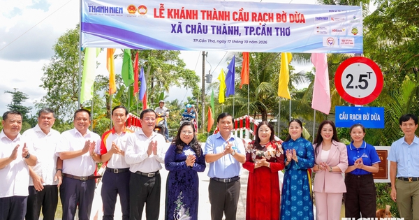 Báo Thanh Niên khánh thành cầu Rạch Bờ Dừa: Ngày vui của xóm nhỏ ở Cần Thơ