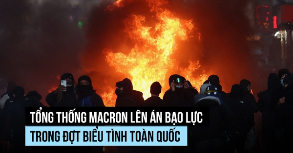 Ông Macron cảnh báo 'không khoan nhượng' với nhóm kích động bạo lực trong biểu tình