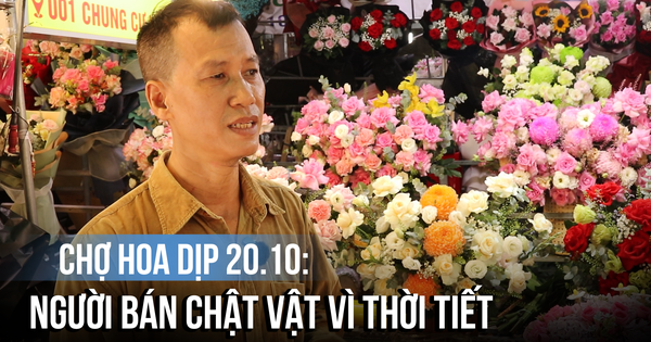 Chợ hoa TP.HCM trước thềm 20.10: Người bán chật vật vì nắng mưa thất thường