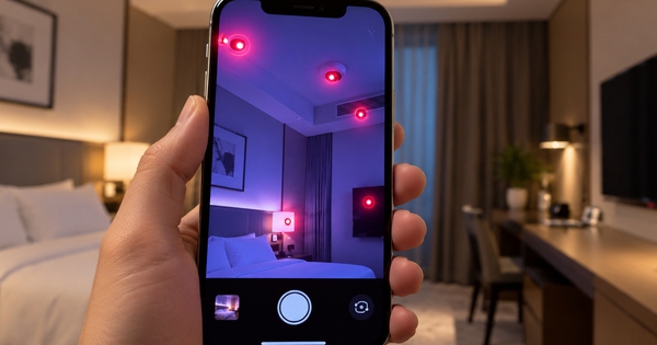 Cách dùng điện thoại thông minh phát hiện camera quay lén