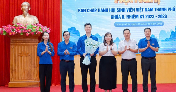 Anh Nguyễn Đình Đàn làm Chủ tịch Hội Sinh viên Việt Nam TP.Quảng Ninh