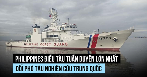 Tàu tuần duyên, máy bay Philippines đối phó tàu nghiên cứu Trung Quốc