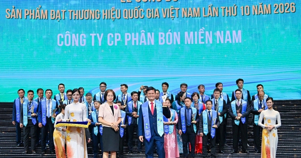 Phân bón Miền Nam có 2 sản phẩm đạt Thương hiệu quốc gia 2026