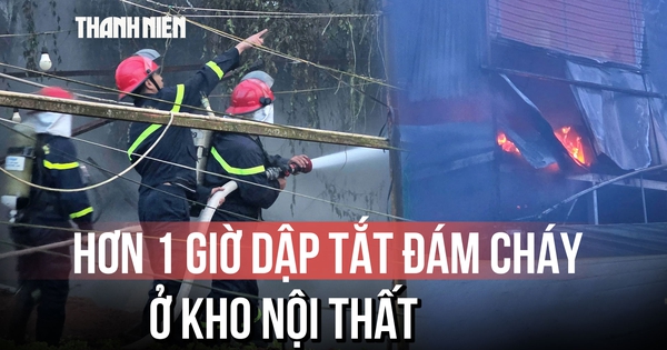 Nghi đốt rác cháy lan: Kho nội thất ở Đà Lạt bốc cháy dữ dội, khói đen bao trùm