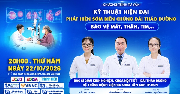 Kỹ thuật hiện đại, phát hiện sớm biến chứng tiểu đường: Bảo vệ mắt, thận, tim,...