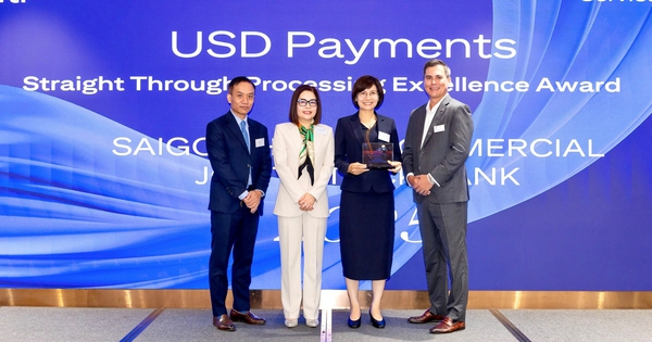 SHB nhận giải thưởng Chất lượng thanh toán quốc tế xuất sắc (STP Award) từ Citibank