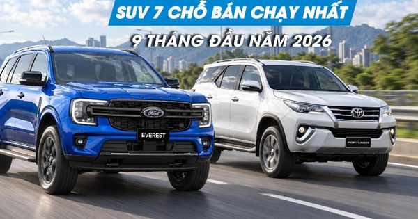 SUV 7 chỗ nào bán chạy nhất sau 9 tháng đầu năm 2026?