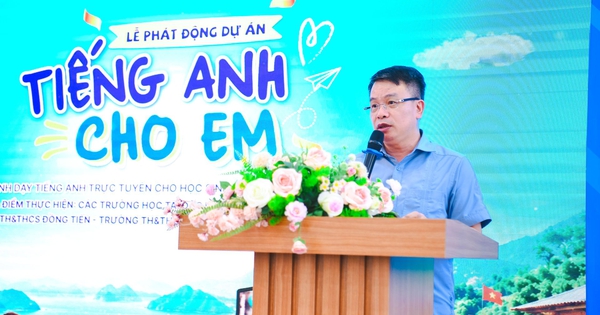 Mang lớp học tiếng Anh đến gần hơn với học sinh đảo xa
