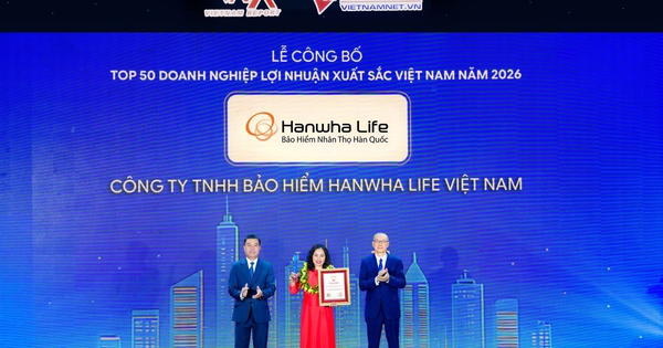 Hanwha Life tự hào vào Top 50 Doanh nghiệp lợi nhuận xuất sắc Việt Nam 2026