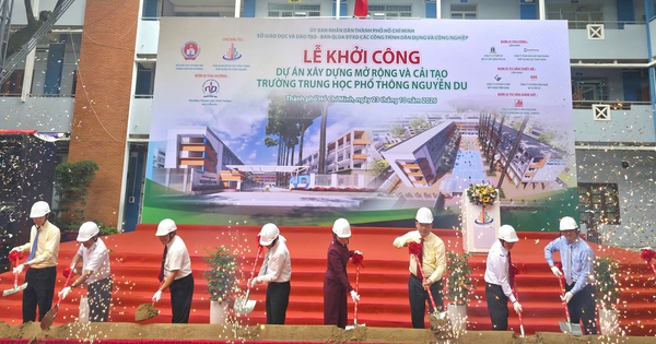 TP.HCM khởi công mở rộng và cải tạo Trường THPT Nguyễn Du hơn 136 tỉ đồng