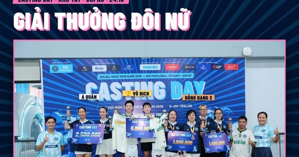 Vinh danh những nhà vô địch BULBAL CASTING DAY