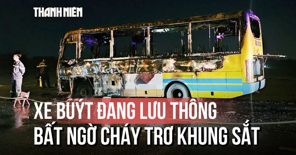 Xe buýt bốc cháy dữ dội giữa đường ở Đà Nẵng: Tình tiết đáng chú ý từ tài xế
