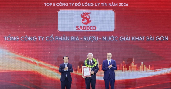 SABECO giữ danh hiệu dẫn đầu Top 5 Công ty đồ uống có cồn uy tín 2026